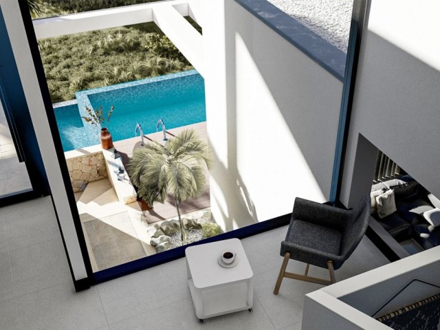 3+1 VILLAS WITH SEA VIEWS WITH A LIMITED NUMBER OF POOLS IN ESENTEPE, KYRENIA, CYPRUS ** 