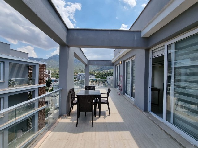 3+1 Penthouse with Shared Pool Inside the Site in the Center of Kyrenia ** 