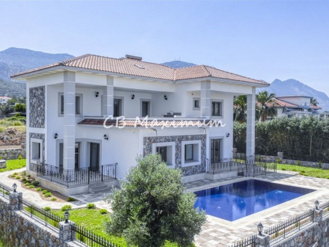 5+1 Villa With Swimming Pool For Sale In Cyprus Kyrenia Alsancak ** 