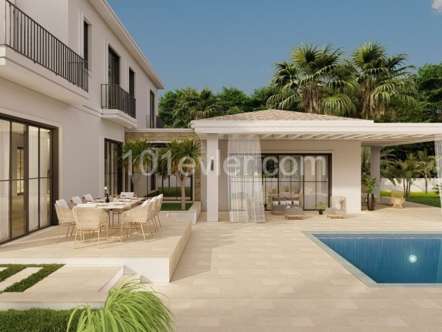 GREAT VILLA WITH SWIMMING POOL FOR SALE IN KKTC KYRENIA BELLAPAIS WITH MOUNTAIN AND SEA VIEW ** 