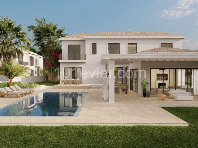 GREAT VILLA WITH SWIMMING POOL FOR SALE IN KKTC KYRENIA BELLAPAIS WITH MOUNTAIN AND SEA VIEW ** 