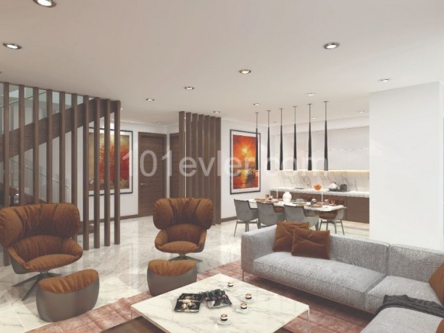 LUXURIOUS 3+1 DUBLEX RESIDENCES IN İSKELE LONF BEACH CLOSE TO THE SEA WITH FURNISHED BANKLESS GUARANTEE HOTEL CONCEPT ** 