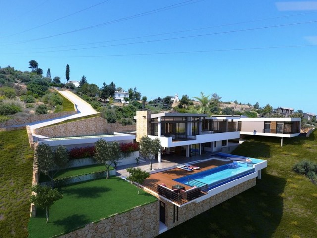 Turkish Title Design Villa For Sale In Cyprus Girne Bellpais ** 