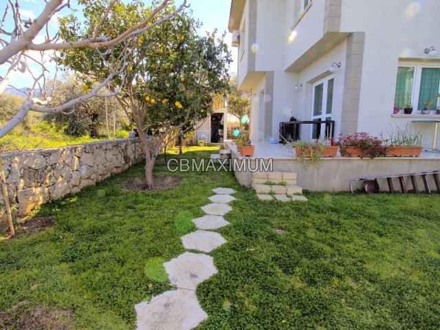 Flawless 3+1 Detached Villa for Sale in a 605m2 Plot of Land in Kyrenia Catalkoy, Cyprus  