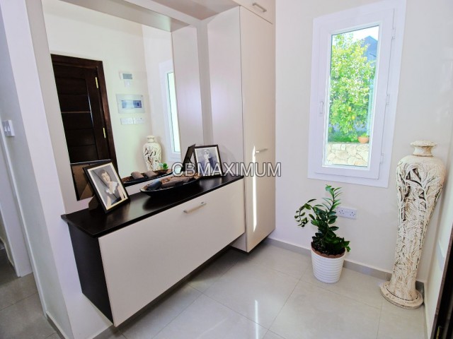 Flawless 3+1 Detached Villa for Sale in a 605m2 Plot of Land in Kyrenia Catalkoy, Cyprus  