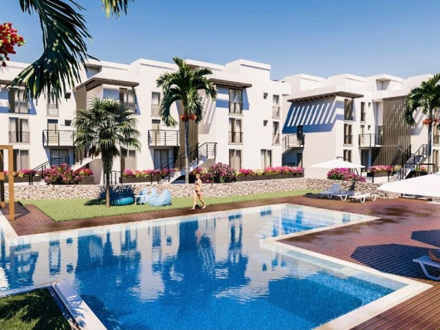 1+1 LOFT SEHR PRIVATE WOHNUNG MIT HERRLICHEM MEERBLICK IN ZYPERN KYRENIA ESENTEPEDE ** 