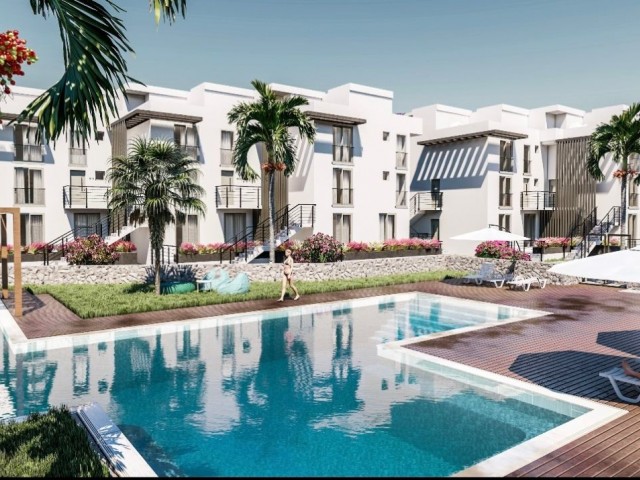 1+1 LOFT SEHR PRIVATE WOHNUNG MIT HERRLICHEM MEERBLICK IN ZYPERN KYRENIA ESENTEPEDE ** 