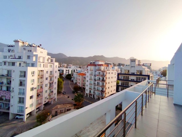 3+1 Duplex Penthouse with Amazing View in Kyrenia Center 