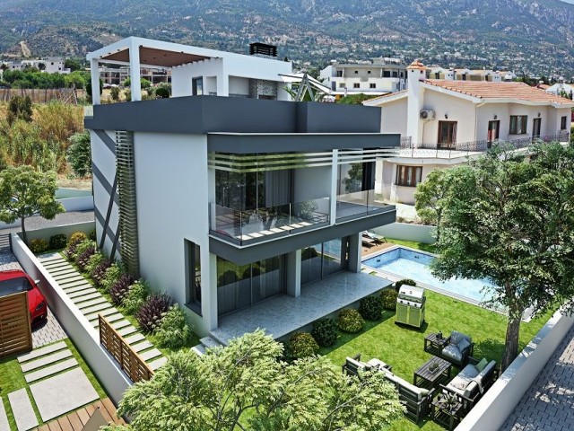 3+1 VILLA FOR SALE IN CYPRUS KYRENIA ALSANCAK REGION