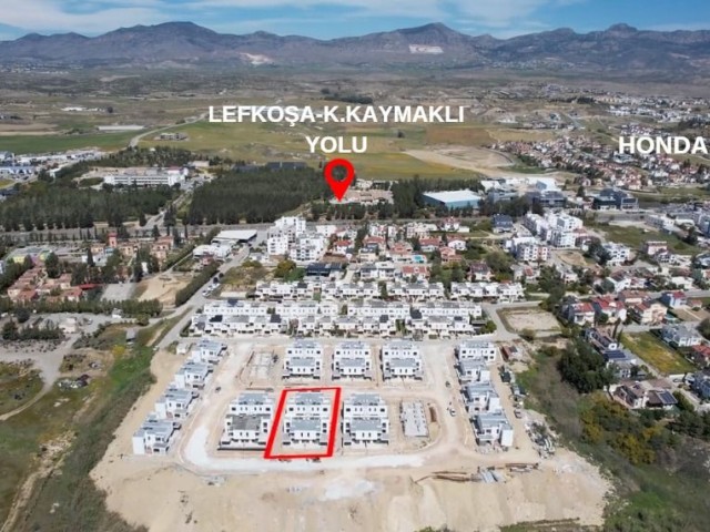 3 + 1 Twin Villas for Sale in Nicosia Little Kaymakli, TRNC, Planned for Payment ** 