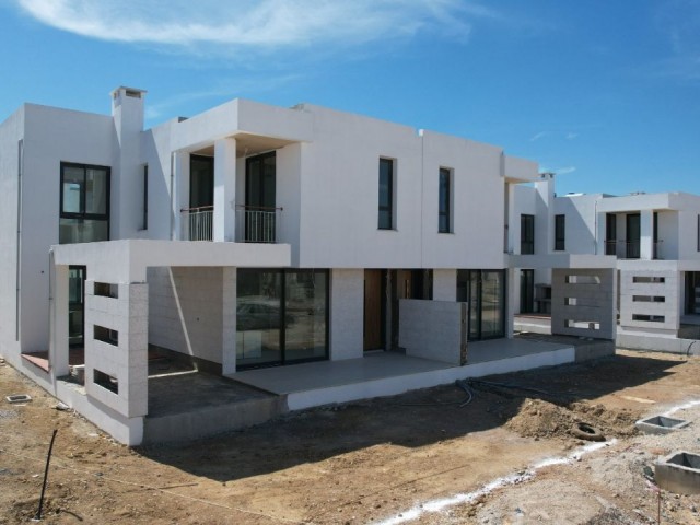 3 + 1 Twin Villas for Sale in Nicosia Little Kaymakli, TRNC, Planned for Payment ** 