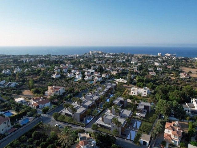 Luxury Villas for Sale in Kyrenia Edremit with Private Swimming Pool, Large Garden, 4+1 ** 