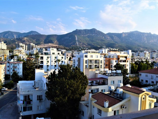 2+1 Penthouse with Large Balcony for Rent in Kyrenia Center