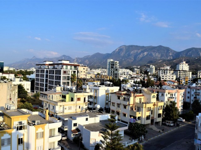 2+1 Penthouse with Large Balcony for Rent in Kyrenia Center
