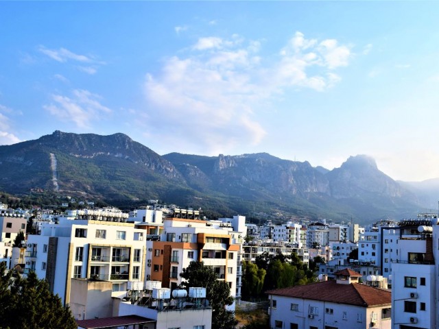 2+1 Penthouse with Large Balcony for Rent in Kyrenia Center