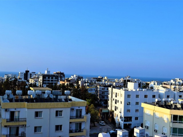 2+1 Penthouse with Large Balcony for Rent in Kyrenia Center