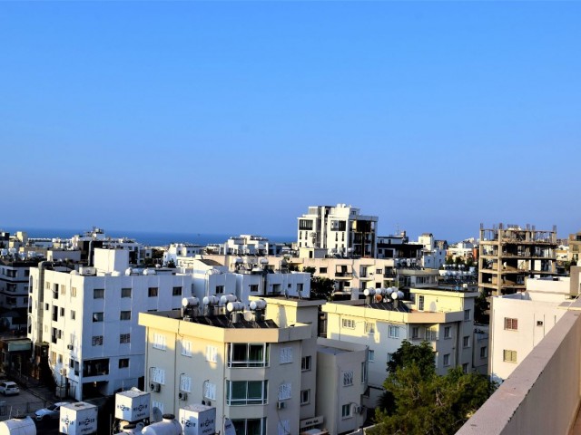 2+1 Penthouse with Large Balcony for Rent in Kyrenia Center