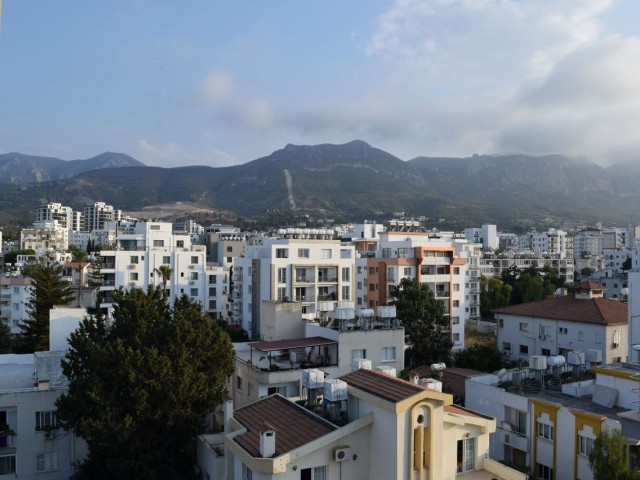 2+1 Penthouse with Large Balcony for Rent in Kyrenia Center