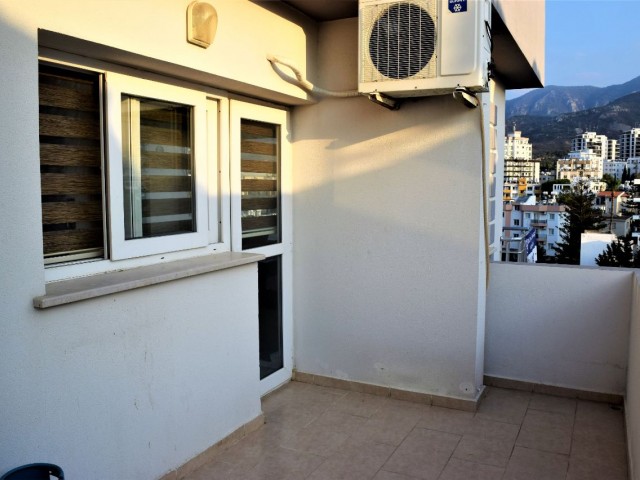 2+1 Penthouse with Large Balcony for Rent in Kyrenia Center