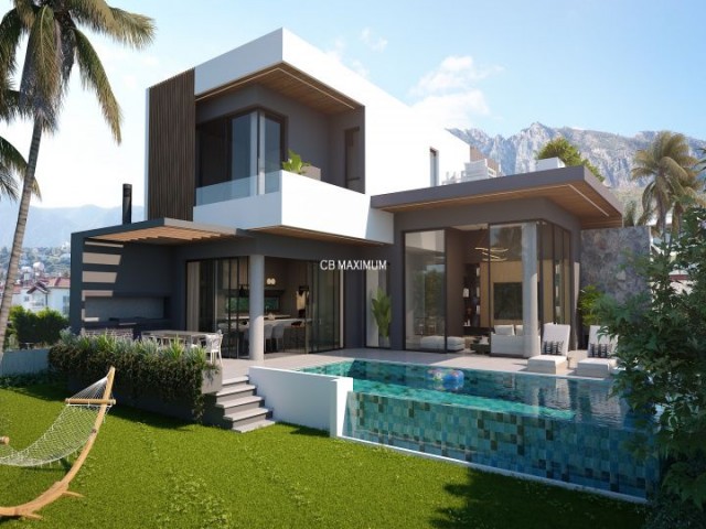 Villas for Sale in Kyrenia Edremit Region of Cyprus with 4+1 Private Swimming Pool ** 