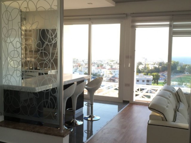 Luxurious 1 Bedroom Penthouse with Stunning View in the Center of Kyrenia