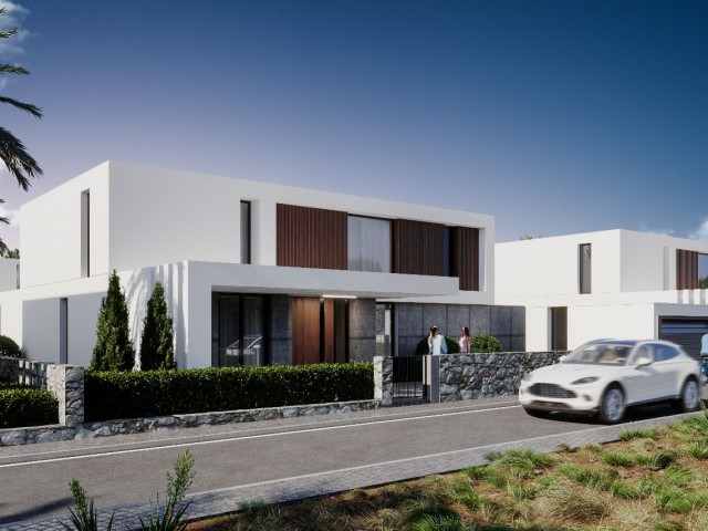 Cyprus Kyrenia Çatalköy Region Turkish Koçanli Beachfront, Luxury 4 + 1 Villas ** 