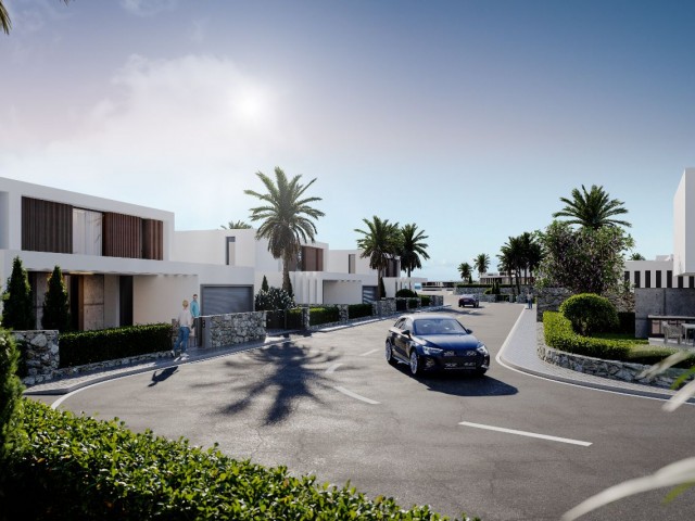 Cyprus Kyrenia Catalkoy Area Beachfront Turkish Cob Ultra Luxury 5 + 1 Villas for Sale **  ** 