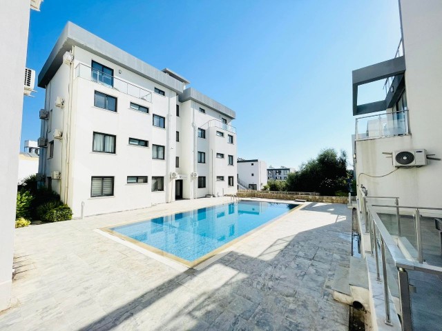 CYPRUS KYRENIA ALSANCAK NEW 1 + 1 GARDEN FLOOR APARTMENT FOR SALE ON A SITE WITH A POOL ** 