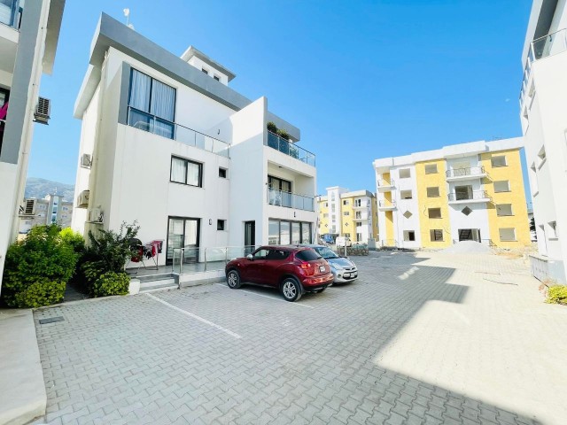 CYPRUS KYRENIA ALSANCAK NEW 1 + 1 GARDEN FLOOR APARTMENT FOR SALE ON A SITE WITH A POOL ** 