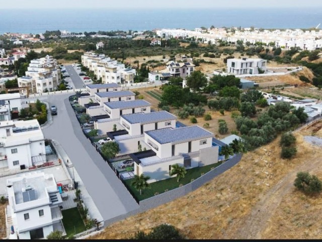 CYPRUS KYRENIA ALSANCAK MODERN 4 + 1 VILLAS WITH VERY PRIVATE POOL FOR SALE ** 