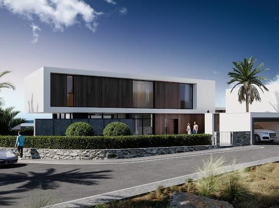 TRNC KYRENIA ÇATALKÖY TURKISH COB BEACHFRONT 4 + 1 LUXURY VILLAS ** 