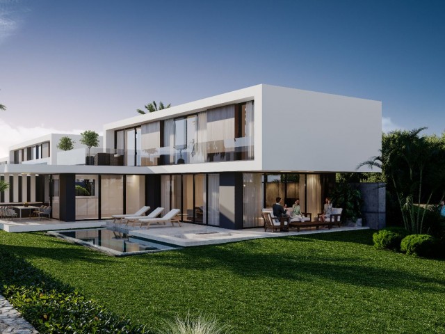 Luxury 4 + 1 Villas for Sale by the Sea in Kyrenia Çatalköy Region of TRNC with Turkish Cob ** 