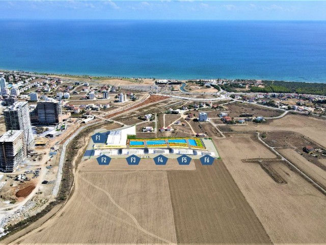 2+1 Wohnanlage mit vollem Meerblick zum Verkauf in einem 7-Sterne-Hotelkonzept in der Gegend von Iskele Long Beach