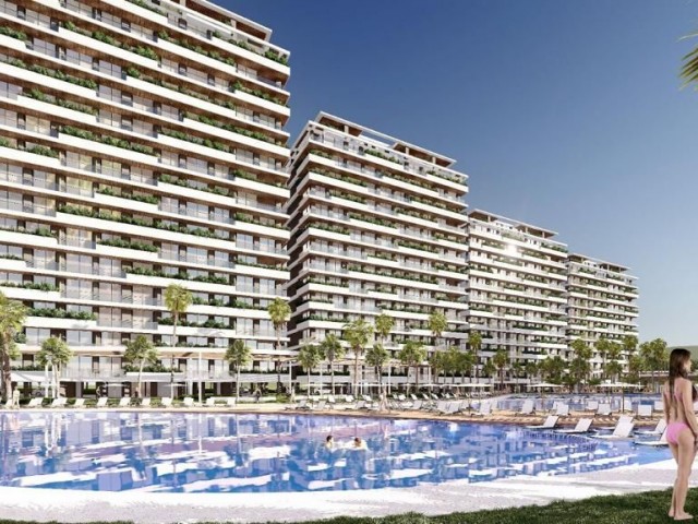 1+1 Flats for Sale in Iskele Long Beach, TRNC