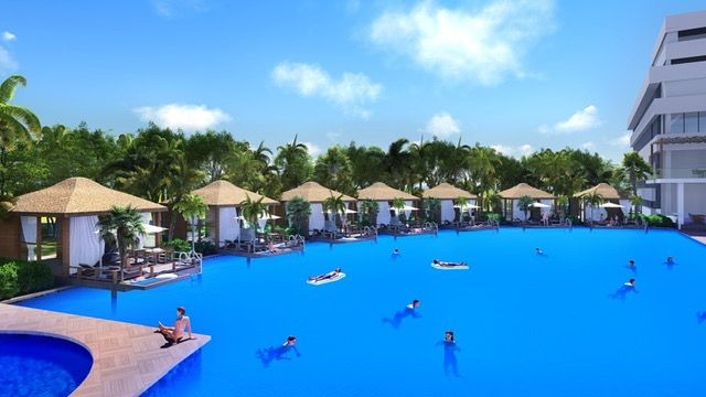 2+1 Wohnanlage mit vollem Meerblick zum Verkauf in einem 7-Sterne-Hotelkonzept in der Gegend von Iskele Long Beach