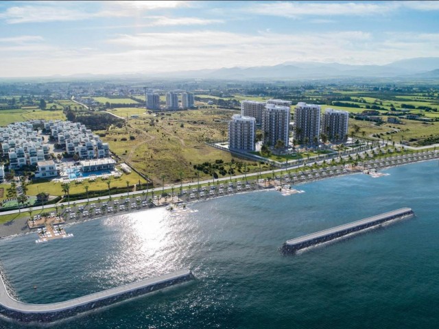 KIBRIS LEFKE GAZİVEREN DE TÜRK KOÇANLI DENİZE SIFIR TAŞINMAYA HAZIR  SATILIK 2+1  DUBLEX PENTHOUSE 