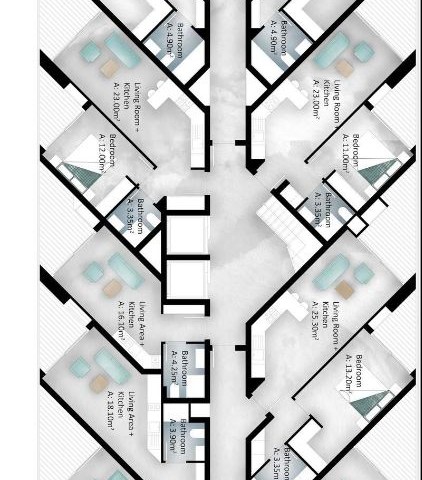 Кипрский оздоровительный проект Lefke Beachfront с турецкой студией, апартаменты с 1,2,3 спальнями с планом оплаты