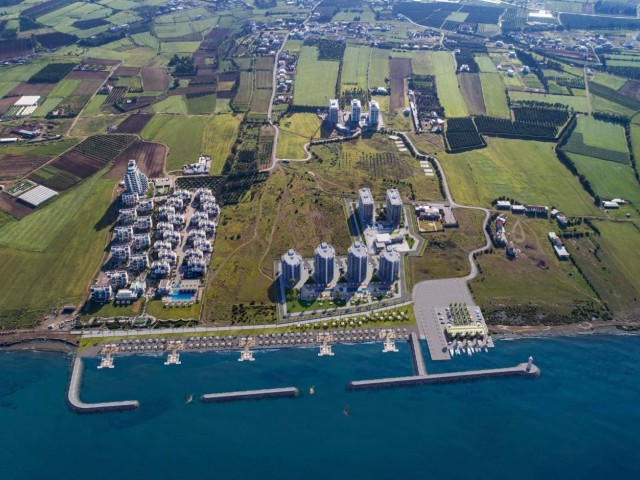 Zypern Lefke Beachfront Wellness-Projekt mit türkischem Titelstudio, 1,2,3-Schlafzimmer-Apartments mit Zahlungsplan