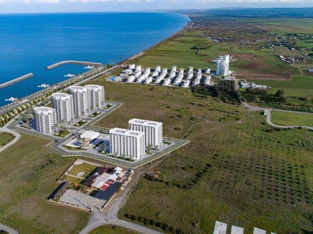 Cyprus Lefke Beachfront Wellness Project with Turkish Title Studio, 1,2,3 Bedroom Apartments with Payment Plan