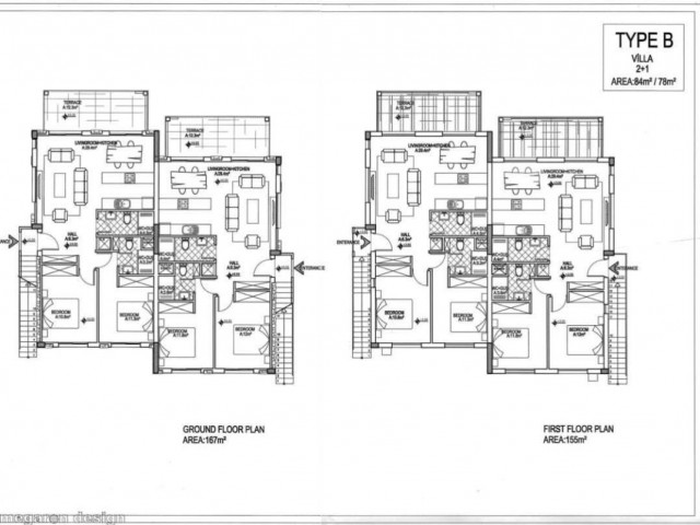 Kıbrıs Girne Lapta da  Denize Sıfır Bir Yaşam Başlıyor  Satılık 1+1  Penthouse Ödeme Planlı Daireler 