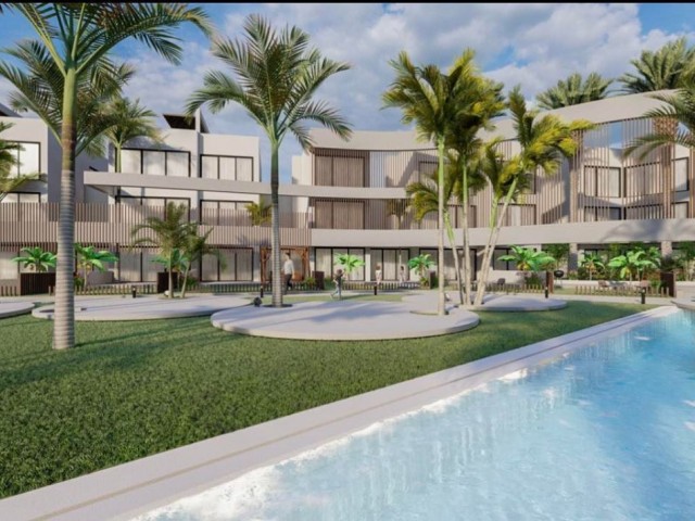 Ganz in der Nähe des Meeres in Zypern Kyrenia Esentepe Duplex 2+1 Ganz besondere Apartments mit vollem Meerblick