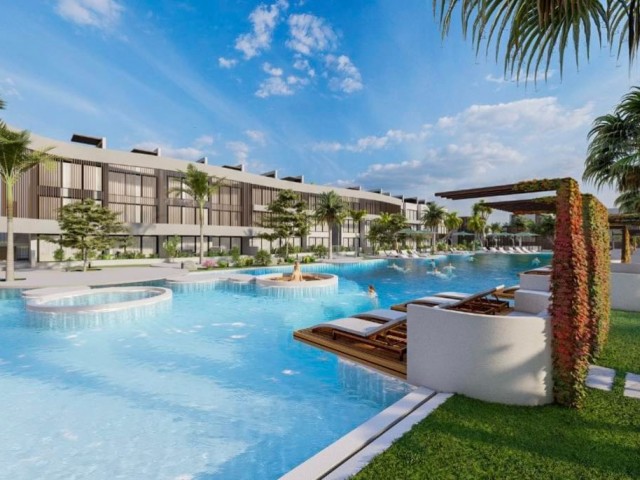 Meerblick-Studio 1+1 und 2+1 Exklusive Apartments in Yeniboğaziçi, Famagusta, Zypern