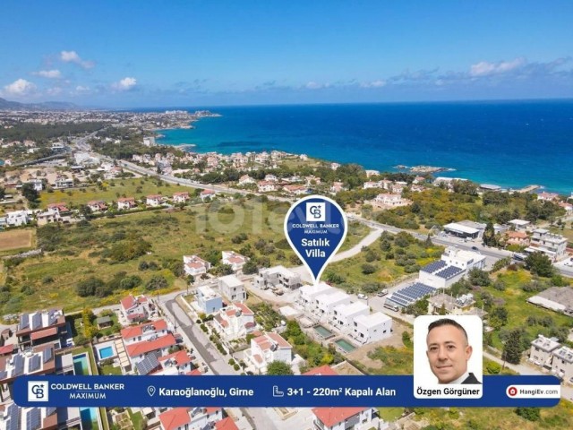 3 +1 Villa zu verkaufen in Kyrenia Edremit^te Gehweite zum Meer. 