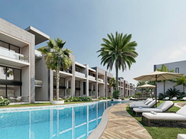 Studio 141 and 2+1 Apartments for Sale in Karsiyaka, Kyrenia, Cyprus Walking Distance to the Sea