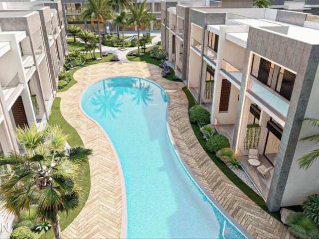 Studio 141 and 2+1 Apartments for Sale in Karsiyaka, Kyrenia, Cyprus Walking Distance to the Sea