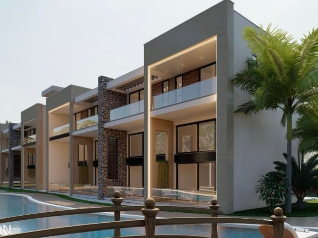 Studio 141 and 2+1 Apartments for Sale in Karsiyaka, Kyrenia, Cyprus Walking Distance to the Sea