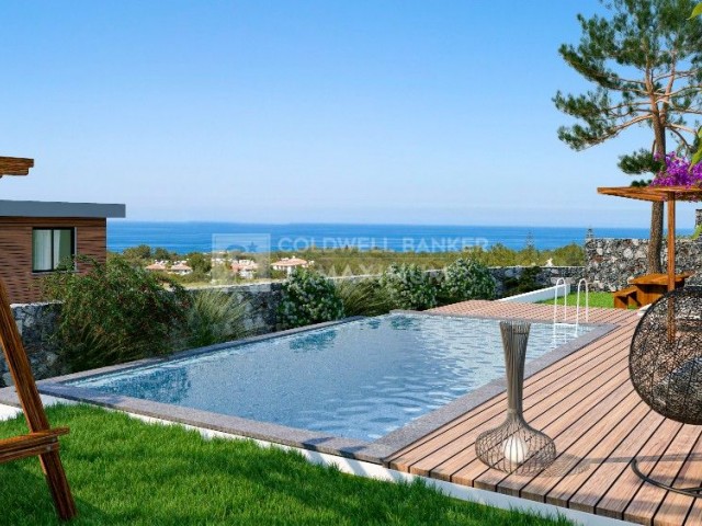 4+1 Triplex Villas with Turkish Title for Sale in Çatalköy, Girne