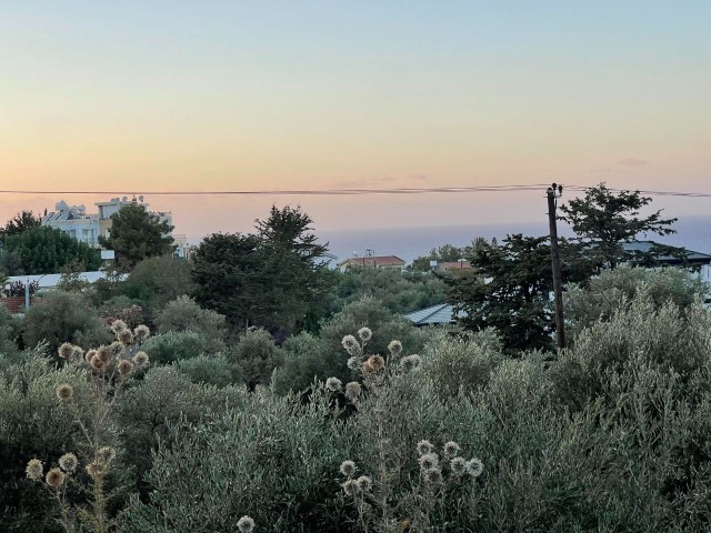 Voller Meerblick 90% Zonierung Gelegenheit Land in Alsancak, Kyrenia, Zypern