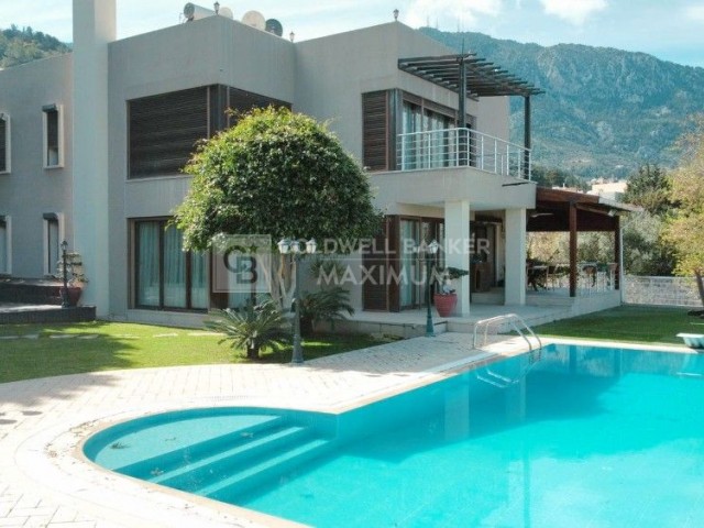 Luxury Design, Private Pool, 3+1 Villa for Rent in Kyrenia Lapta Region