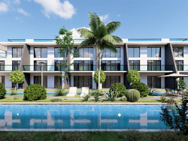 3+1 Duplex-Wohnung zu verkaufen in einem Komplex in Zypern Iskele Long Beach Area